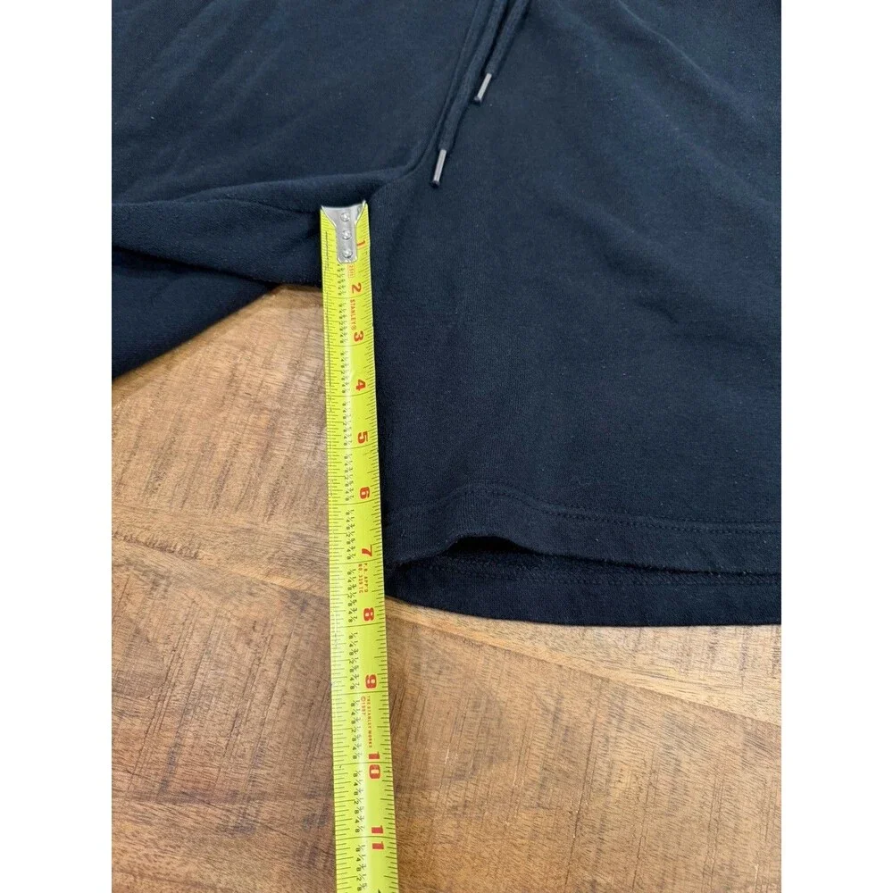 True Religion Men's Relaxed Fit Sweat Shorts Size Large‎ Black Shorts